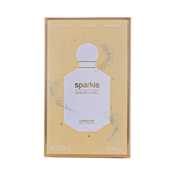 PERFUME  FEMININO SPARKLE GOLDEN CHIC 100 ML LONKOOM - Image 4